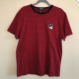 Disney x Forever 21 Mens Crewneck Striped Short Sleeves T-Shirt Size Medium